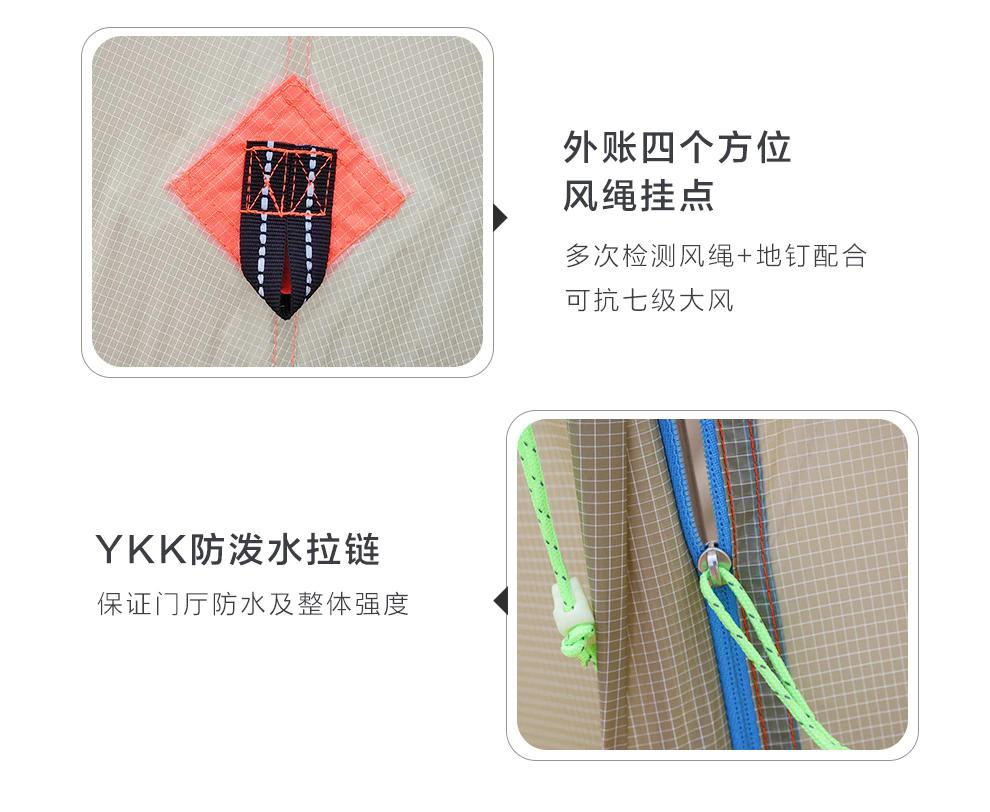 Cheap Goat Tents ASTA Gear Fengyin2  Pyramid 1 2 People Water proof 2 side silicon coating Flysheet Ultralight 4 season Tent Inner Mesh and Poles Tents 